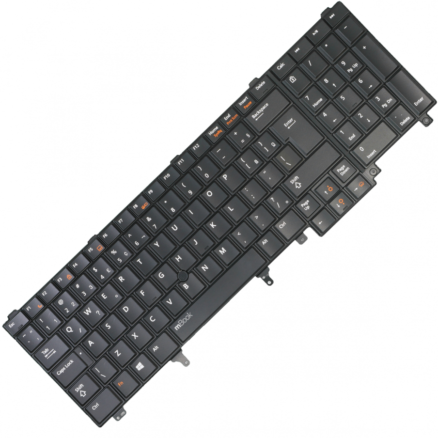 Teclado para Dell compatível com 07T425 Com Point e Led