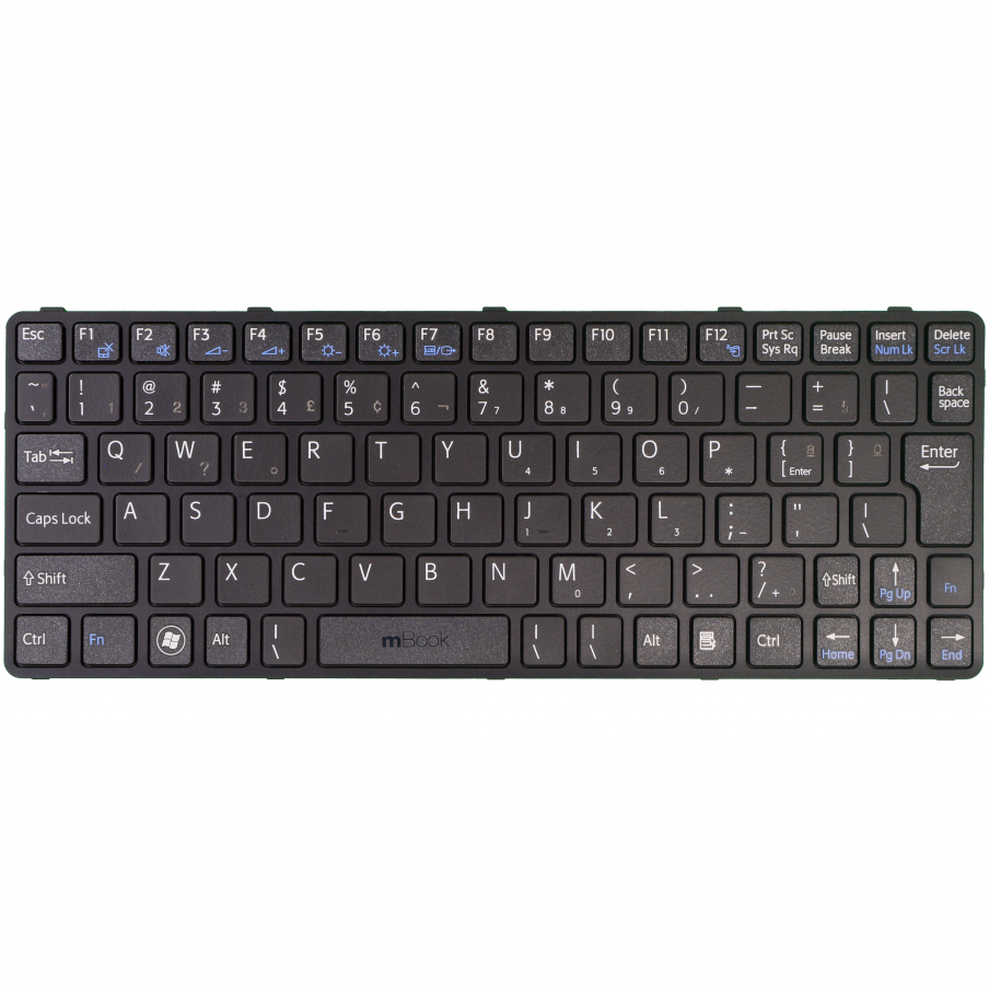 Teclado para Sony VAIO SVE11115ELB SVE11126CV Layout UK