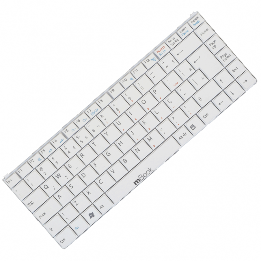 Teclado Sony Vaio VGN-N150P VGN-N160G VGN-N160G/W Branco