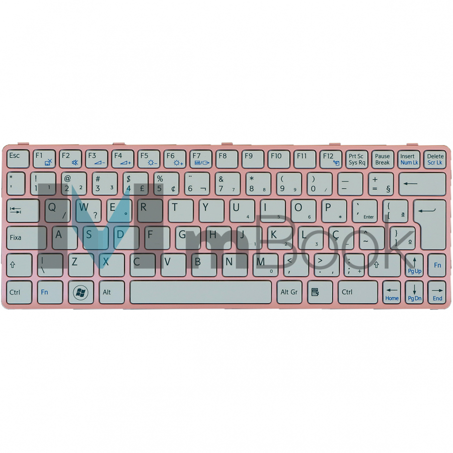 Teclado Sony Vaio SVE11113FXW SVE111 SVE11115EGB Rosa