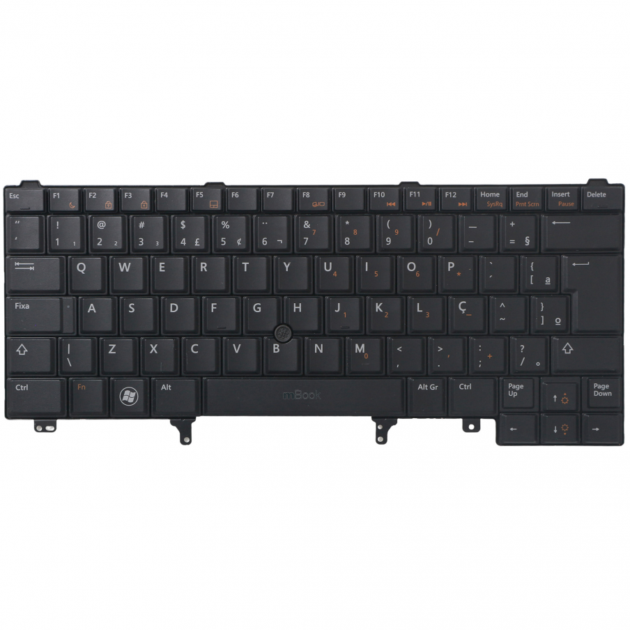 Teclado para Dell Latitude E6220, E6420 BR c/ Pointing Stick