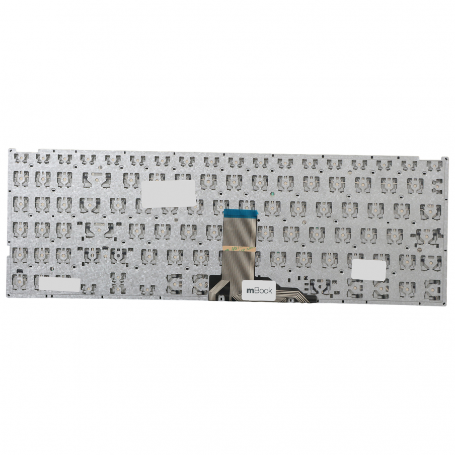 Teclado para Asus M515DA Prateado Silver Layout BR