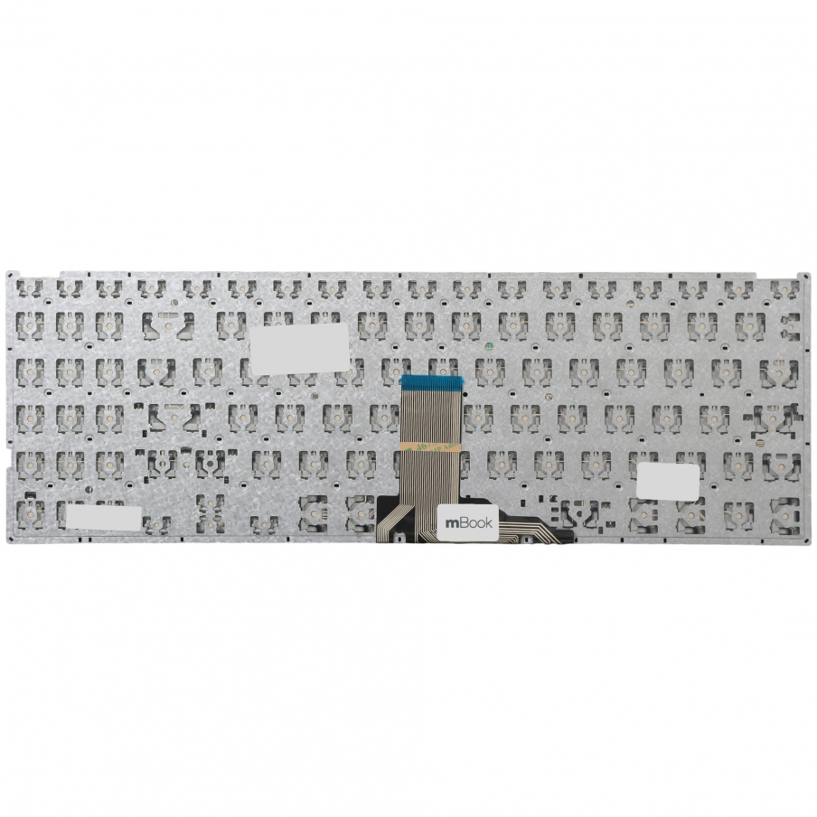 Teclado para Asus M515DA Prateado Silver Layout BR