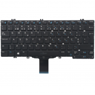 Teclado para Dell Latitude 7380 Layout PO Com Led