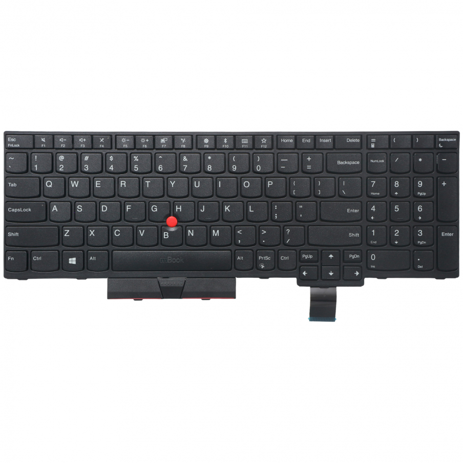 Teclado para Lenovo Thinkpad T570, T580 Layout US com Point