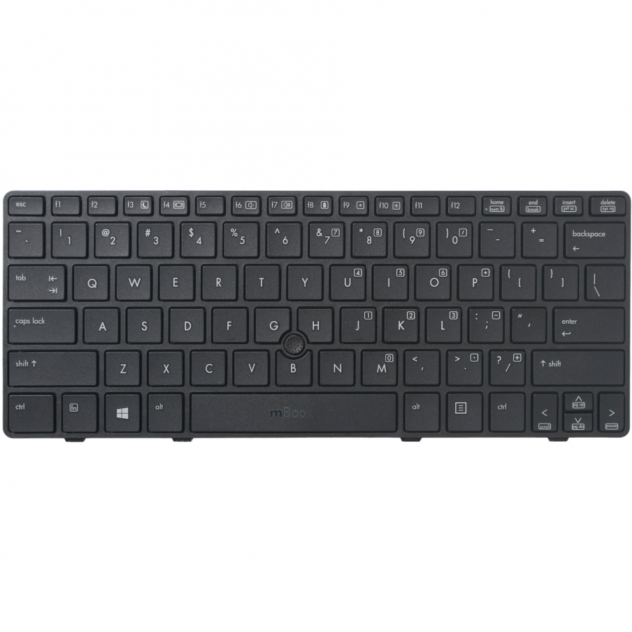 Teclado para HP Compatível com 701979-031 Preto com Pointing