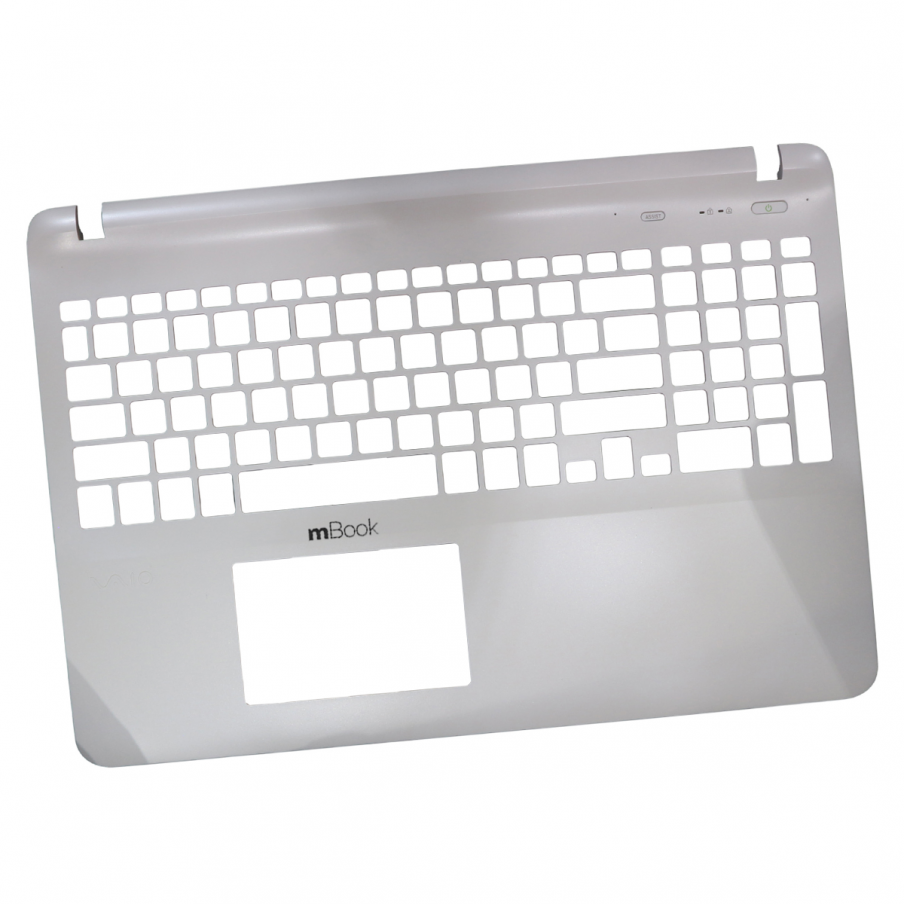 Carcaça base do teclado para Sony Vaio SVF152 Branco