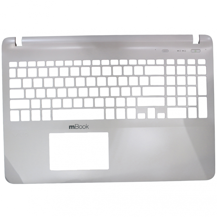 Carcaça base do teclado para Sony Vaio SVF152 Branco