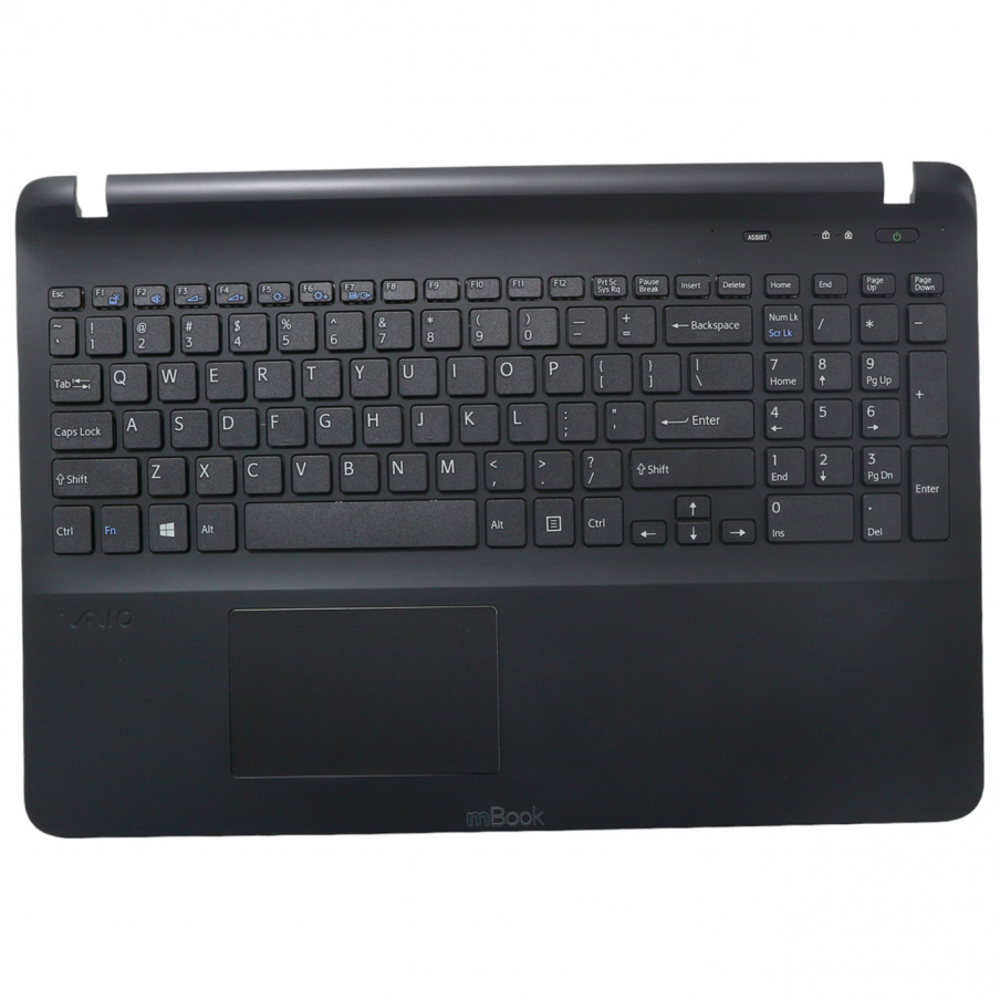 Carcaça Base Teclado para Sony Vaio Svf152c29l Preto