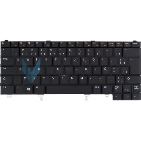 Teclado para Dell Latitude comptível com PN 08g016