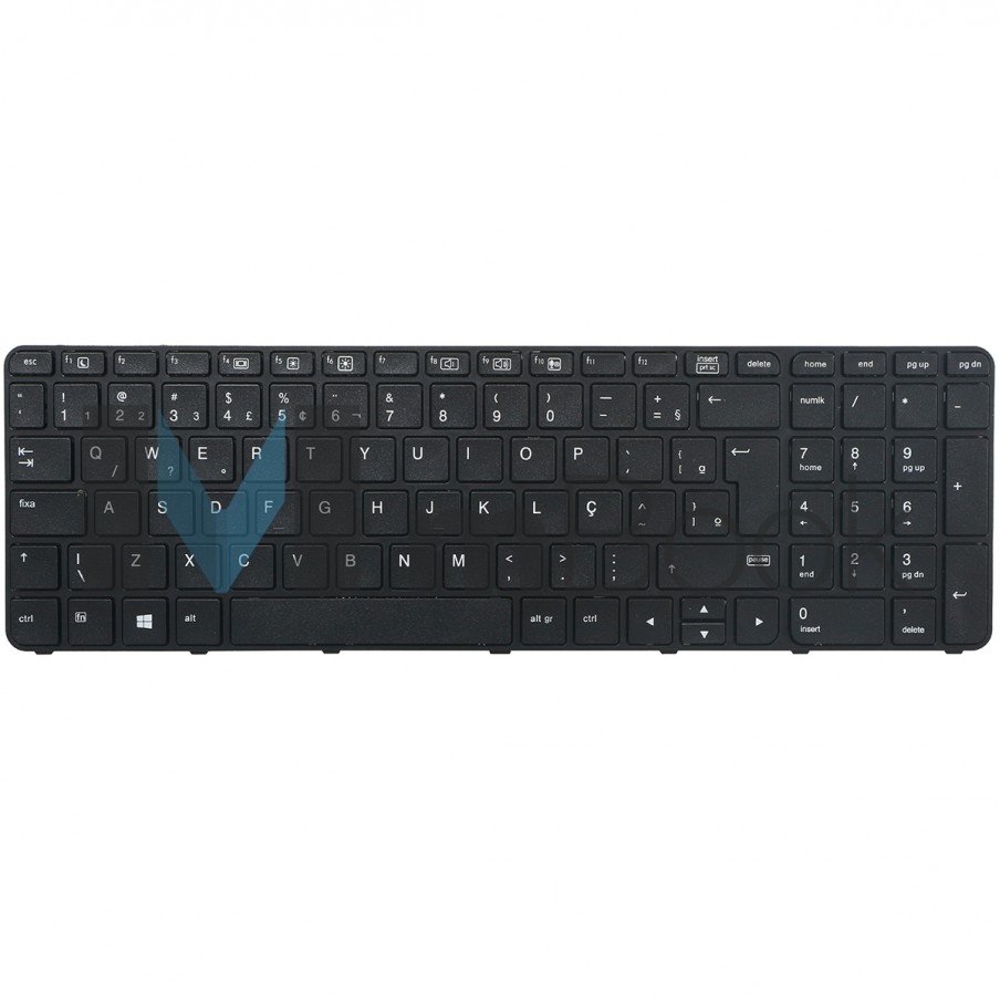 Teclado Para Hp compatível com 837551-001 BR Ç