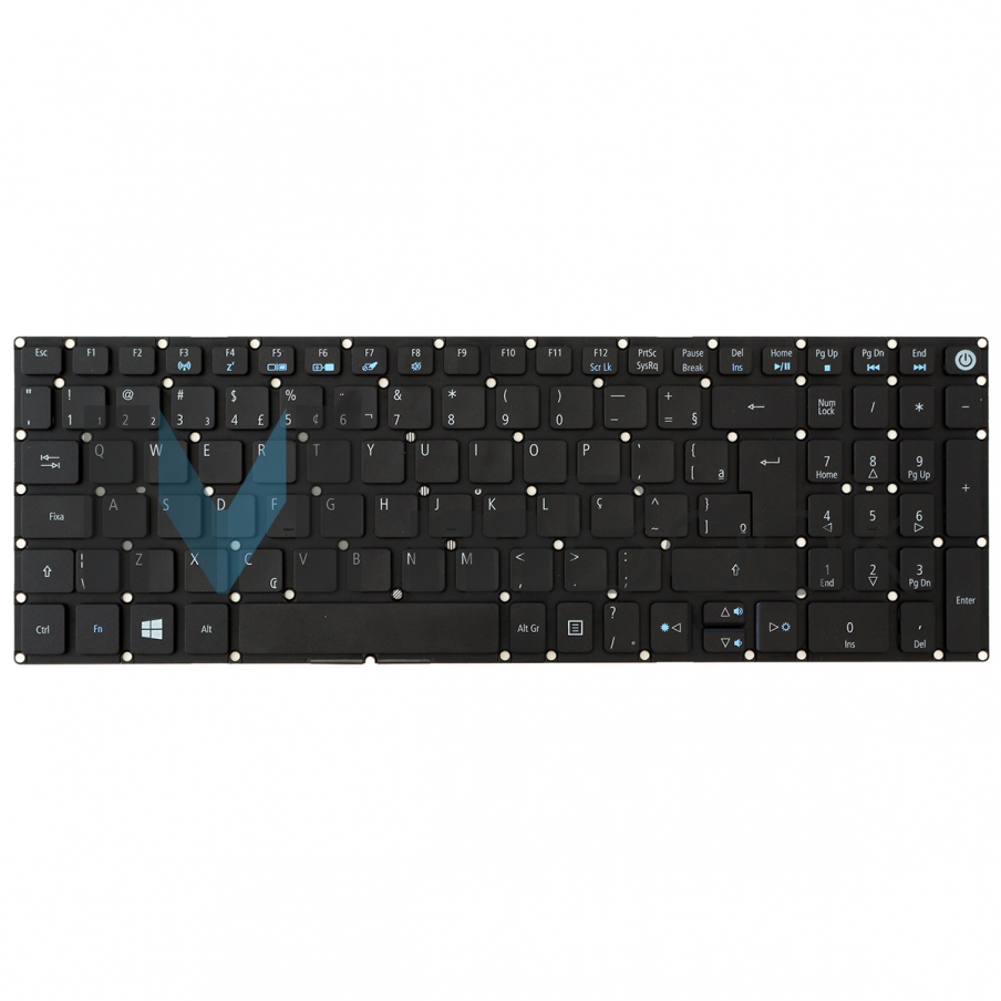 Teclado para Acer Aspire compatível com 9Z.NC3SW.10S