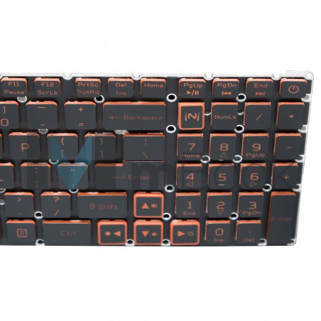 Teclado para Acer Nitro compatível com pk132wv1b00 US C/ Led