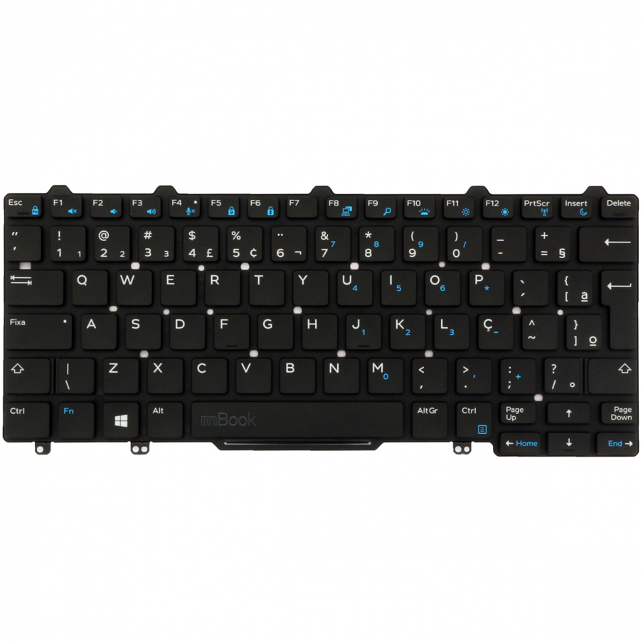 Teclado para Dell Latitude compatível com v151925br