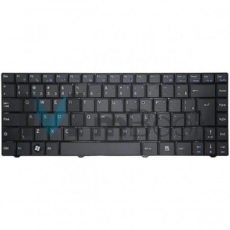 Teclado para notebook compatível com MP-09P88PA-698W