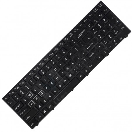 Teclado para Avell compatível com PN cvm15f23usj430h LED RGB