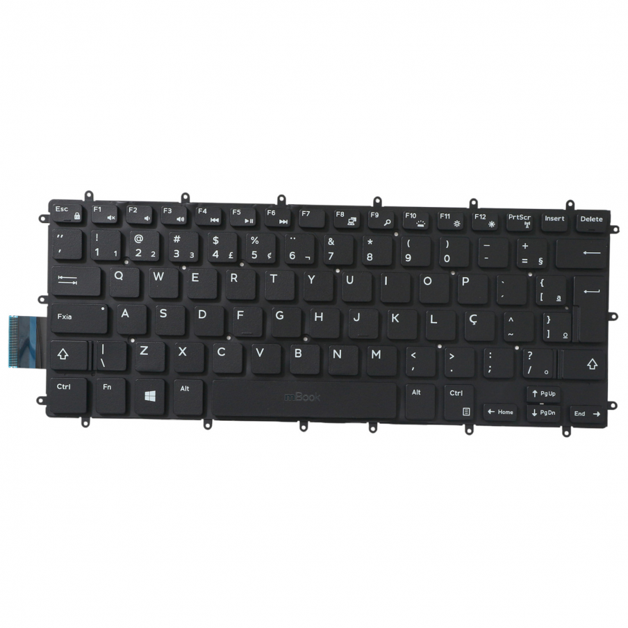 Teclado para Dell Inspiron P74g, P83g, P89g Br sem led