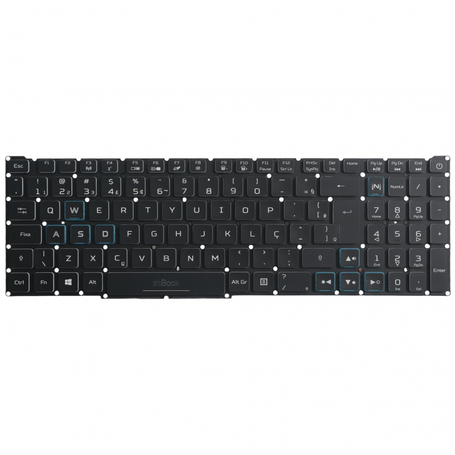 Teclado para Acer Helios compatível com LG5P_P90BRL Led RGB