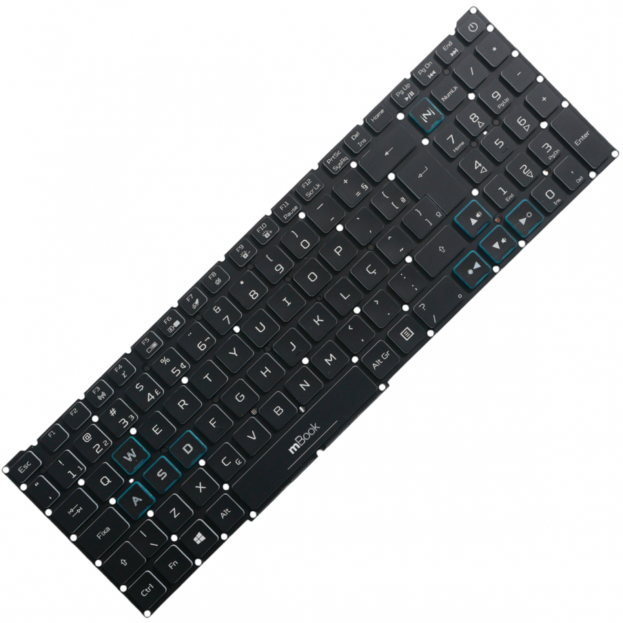 Teclado para Acer Predator Helios 300 PH315-52-75R0 LED RGB