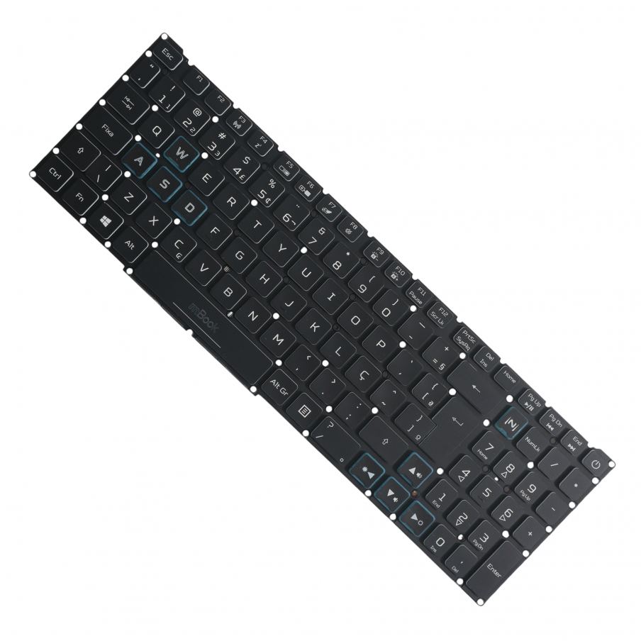 Teclado para Acer Predator Helios 300 PH315-52-75R0 LED RGB