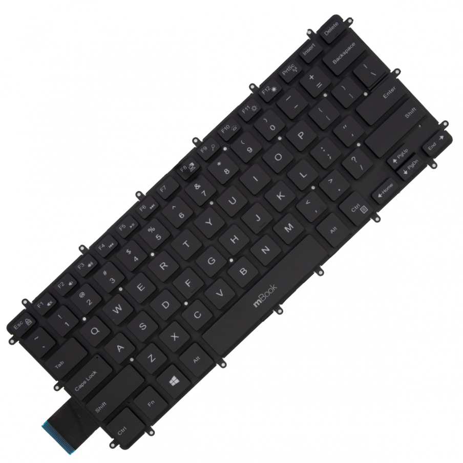 Teclado para Dell Inspiron 13 7368 US Com LED