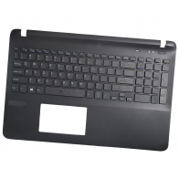 Carcaça Base Teclado para Sony VAIO SVF15325CBB Preto