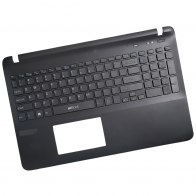 Carcaça Base Teclado para Sony VAIO SVF15325CBW Preto