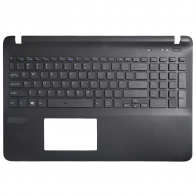 Carcaça Base Teclado para Sony VAIO SVF15327EJW Preto